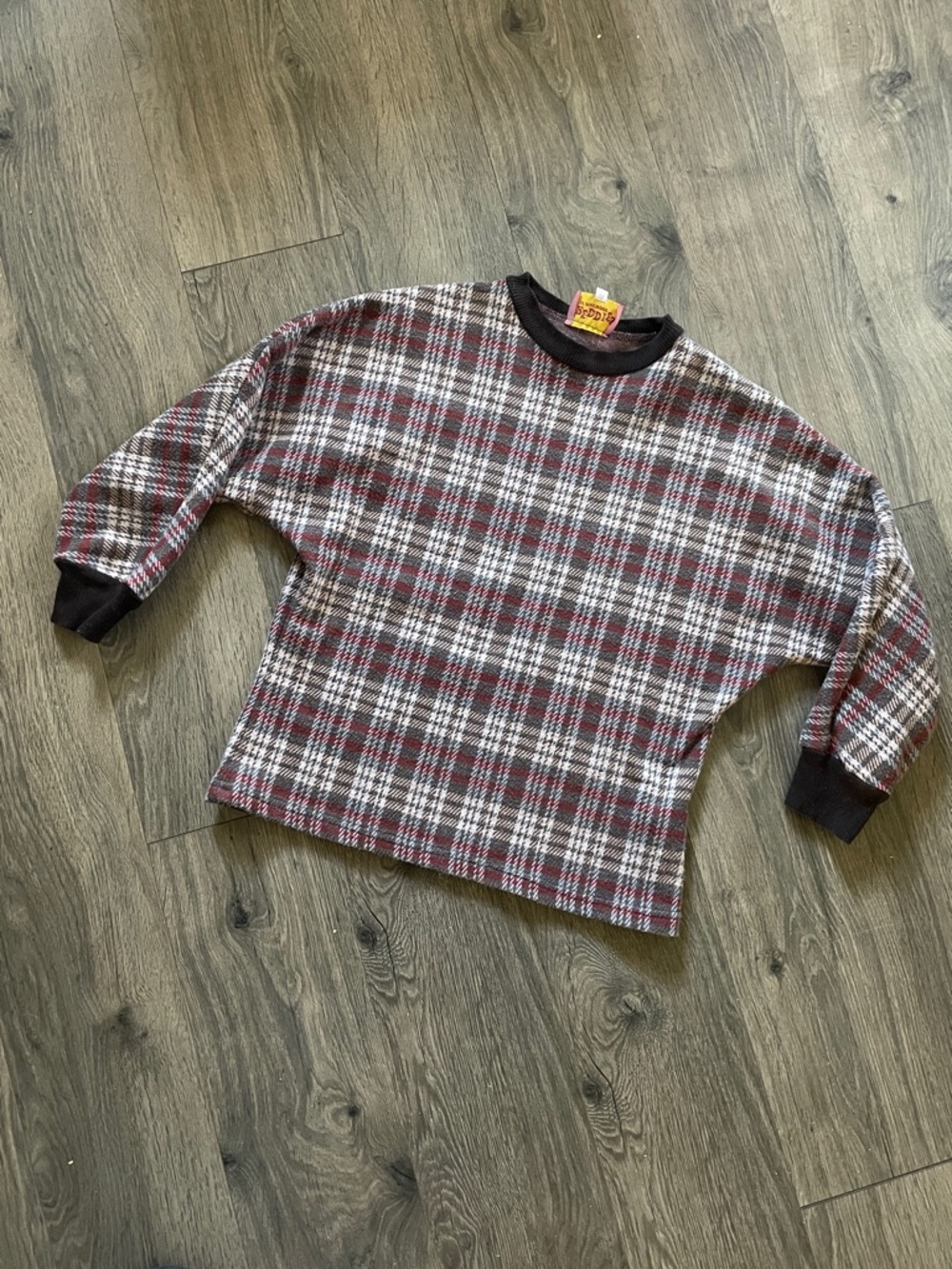 Freddies of Pinewood 1940’s/1950’s Style Plaid Pullover Top in Size Medium